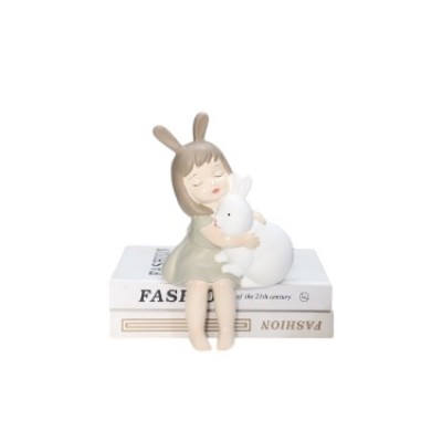 Hug bunny 擺件
